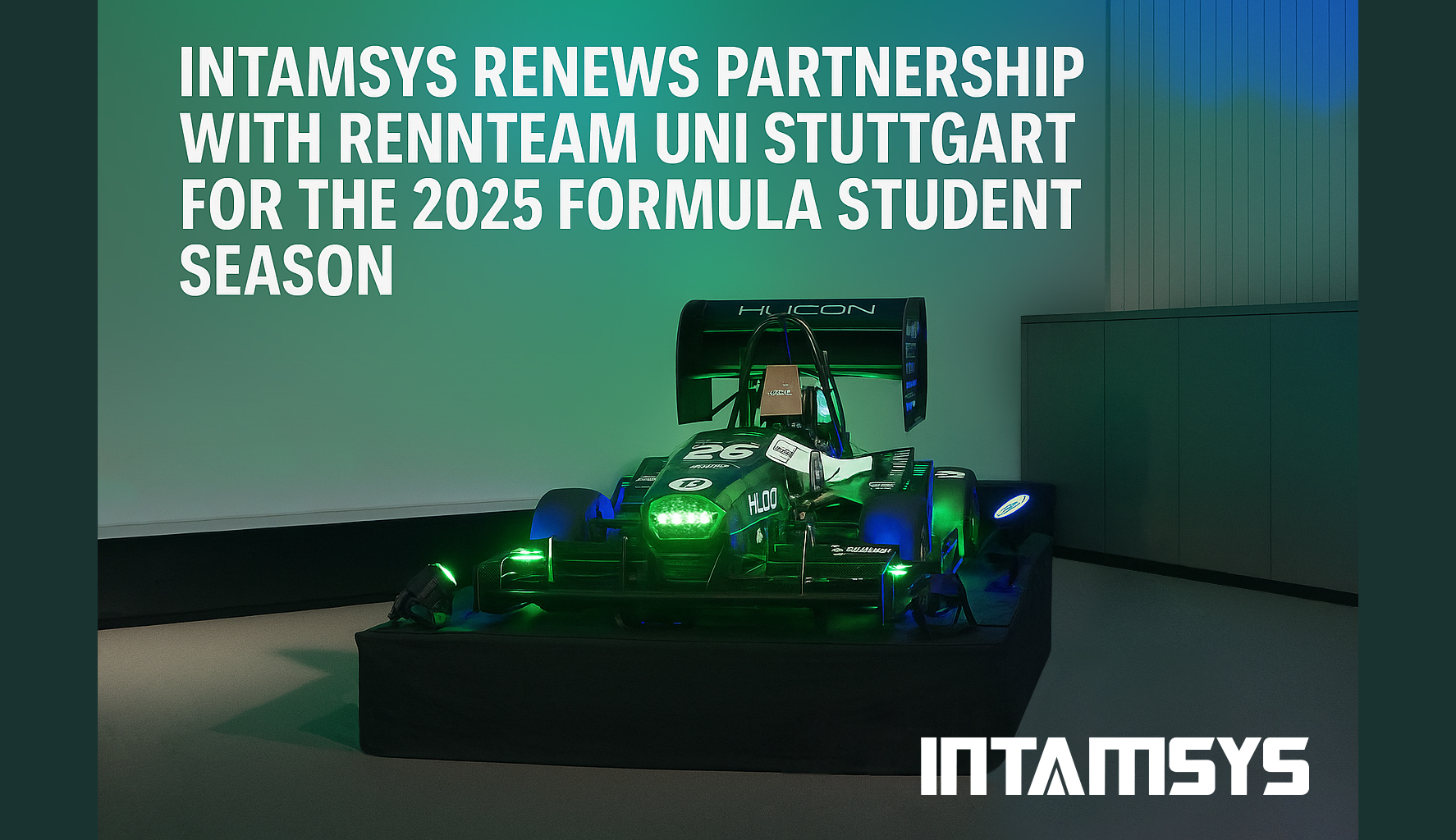 INTAMSYS Renews Sponsorship with Rennteam Uni Stuttgart for the 2025 Season
